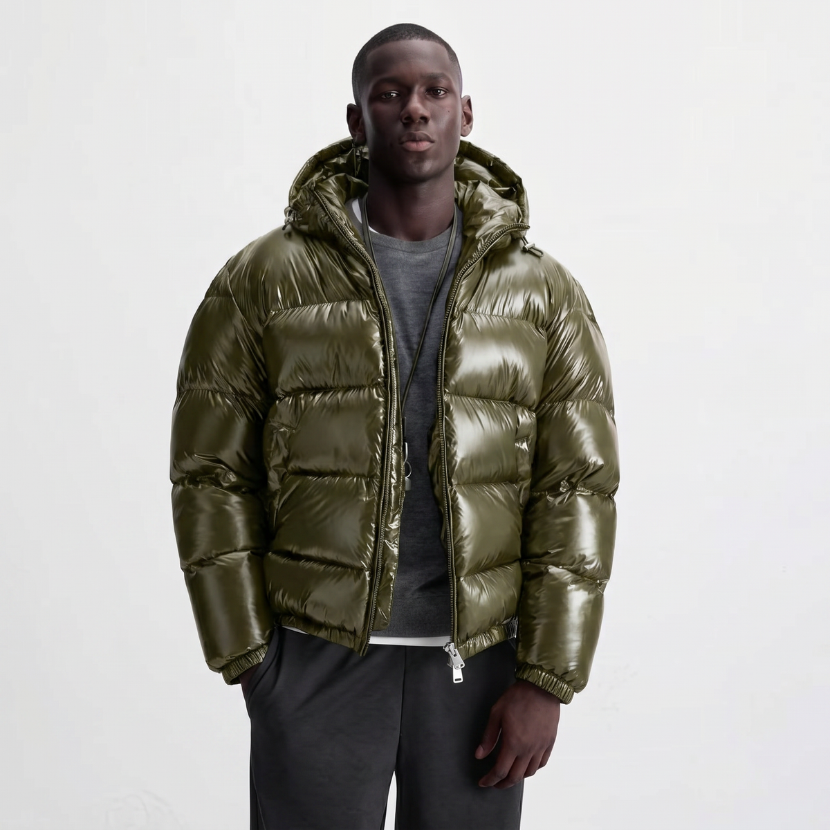 Men's Warm Puffer Winter Jacket