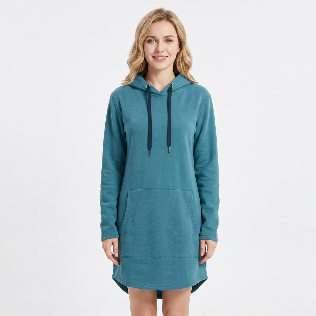 Women's Hoodie Winter Dress Long-Sleeve Fleece Pullover With Pocket