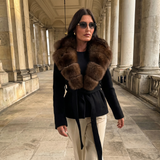 Woollen Collar Coat