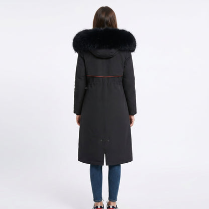 Women's Detachable Luxe Fur Winter Jacket