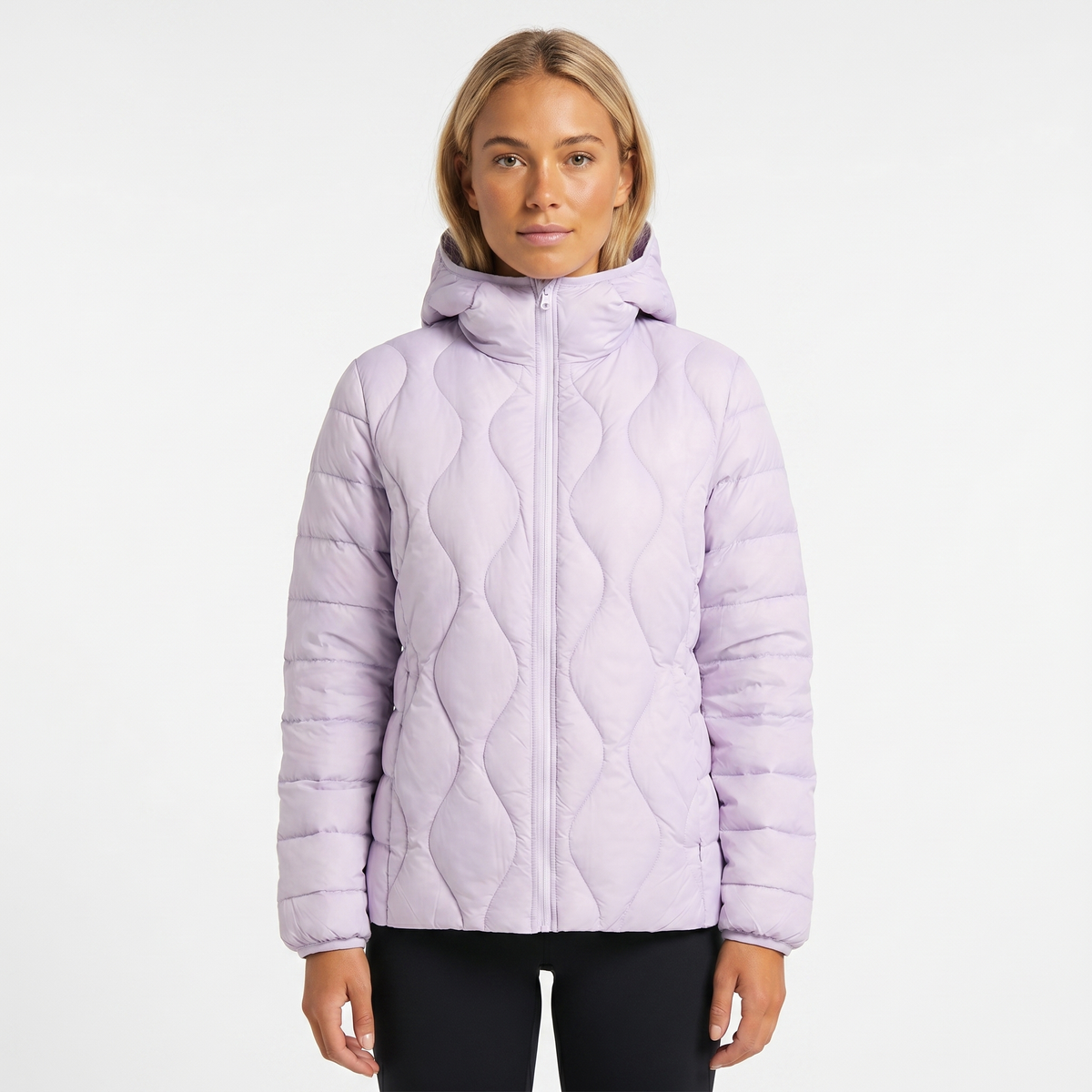 Women's Puffer Winter Jacket Lightweight Hooded Quilted