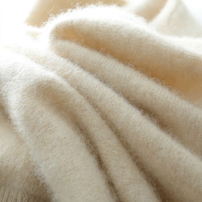 Maglione da donna incrociato – Cashmere scollo a V incrociato sul davanti