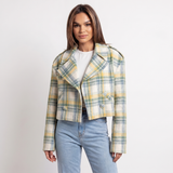 Yellow And Blue Plaid