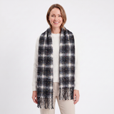 Small Sugar Bean Scarf-Black