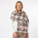 Mickey Plaid [Powder Grey]
