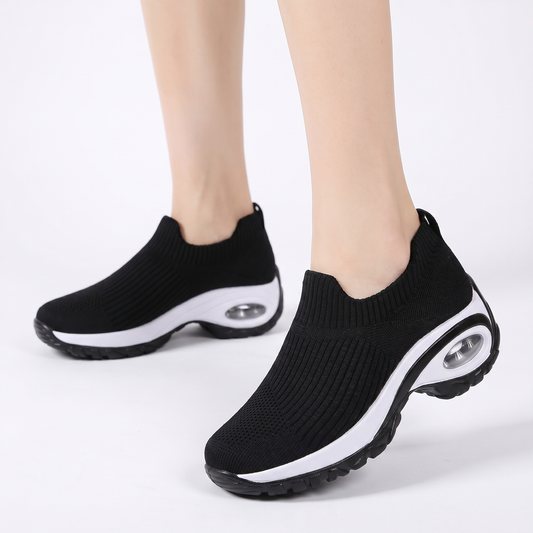 Women's Orthopaedic Slip-On Sock Sneakers Air Cushion Platform Shoes