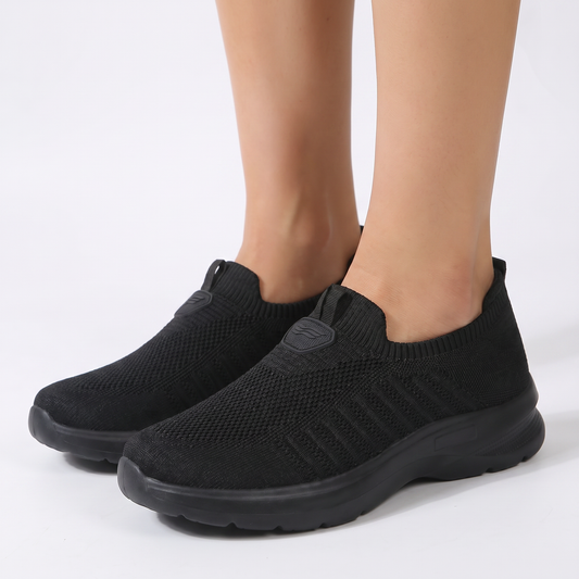 Women's Orthopaedic Sock Knit Slip-On Sneakers Lightweight Breathable Shoes