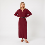Burgundy (With Belt)