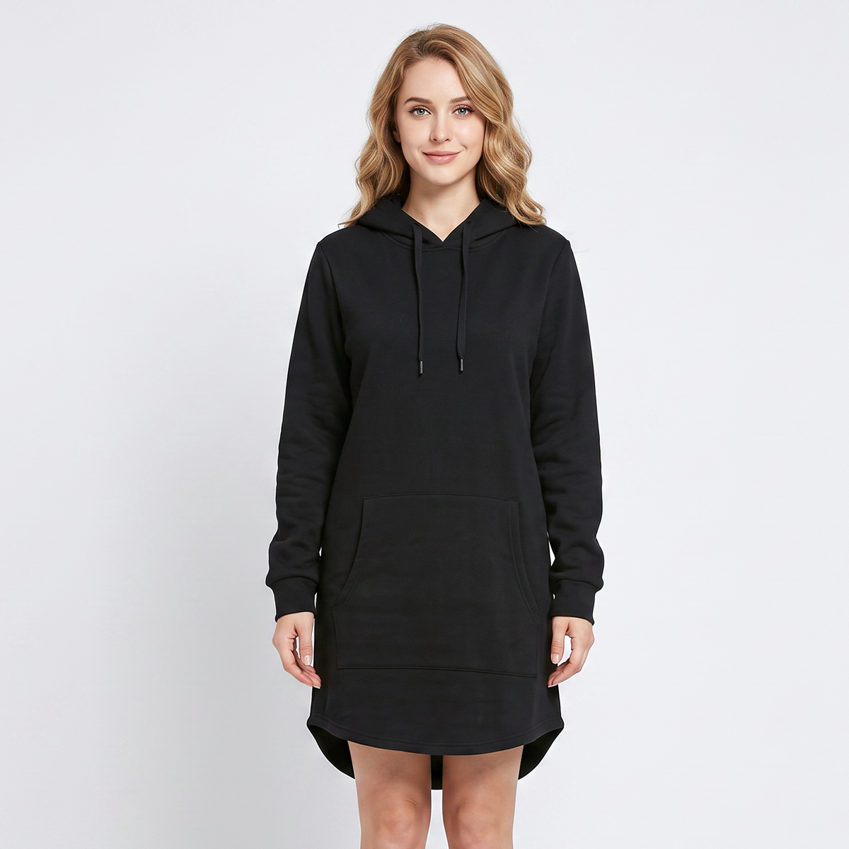 Women's Hoodie Winter Dress Long-Sleeve Fleece Pullover With Pocket