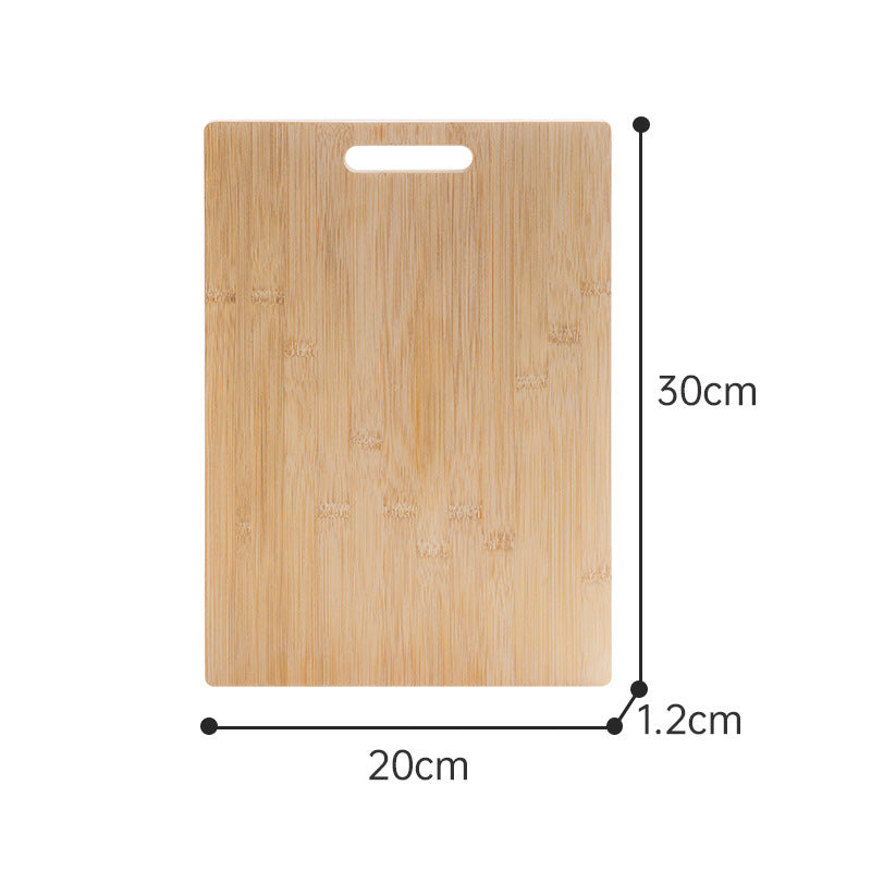 Bamboo Cutting Board — Thick Checkered End-Grain Chopping Board with Juice Groove, 4 Sizes