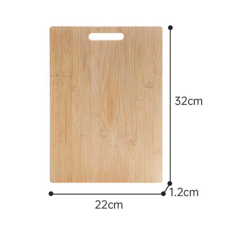 Bamboo Cutting Board — Thick Checkered End-Grain Chopping Board with Juice Groove, 4 Sizes