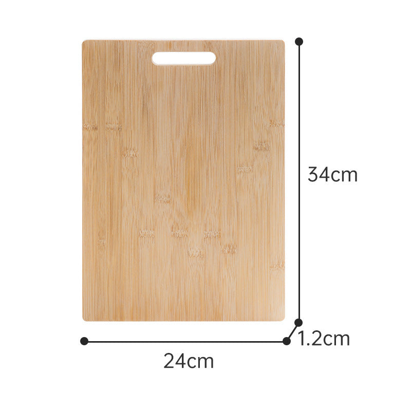 Bamboo Cutting Board — Thick Checkered End-Grain Chopping Board with Juice Groove, 4 Sizes