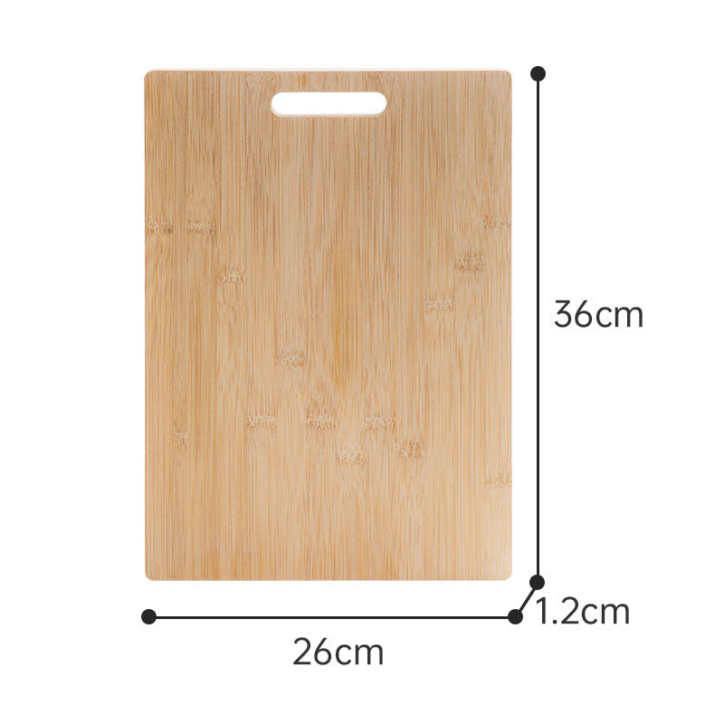 Bamboo Cutting Board — Thick Checkered End-Grain Chopping Board with Juice Groove, 4 Sizes