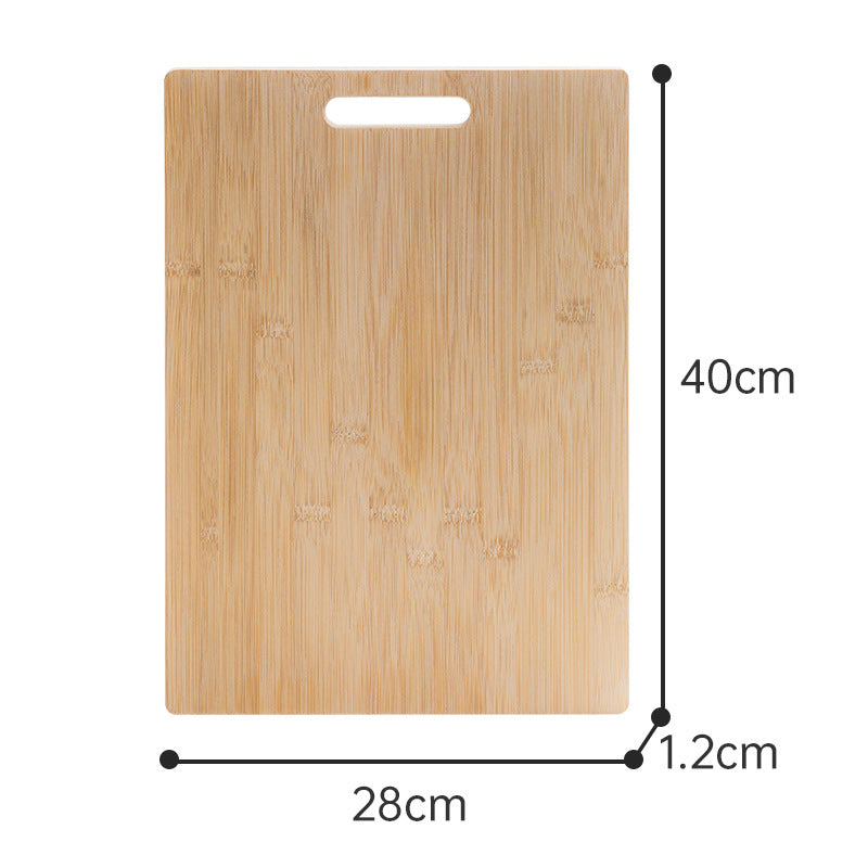 Bamboo Cutting Board — Thick Checkered End-Grain Chopping Board with Juice Groove, 4 Sizes